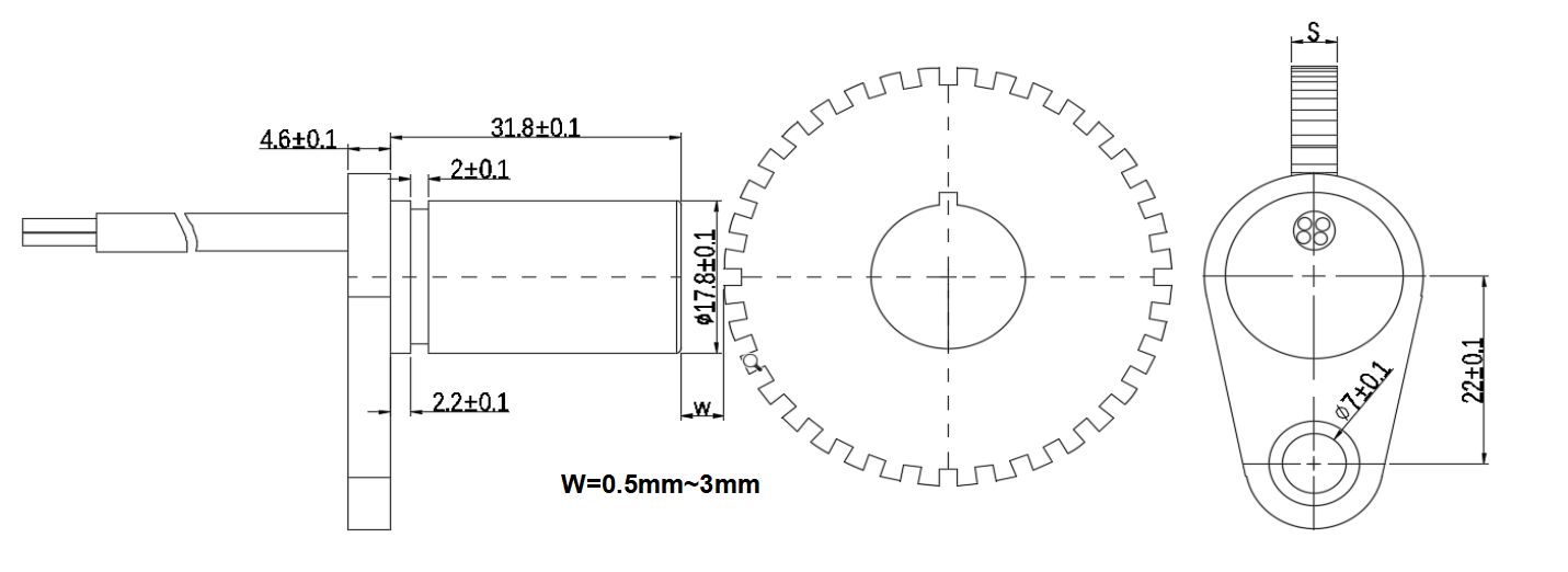 Hall effect Rotary Speed Sensor 101DC – Yuli Auto