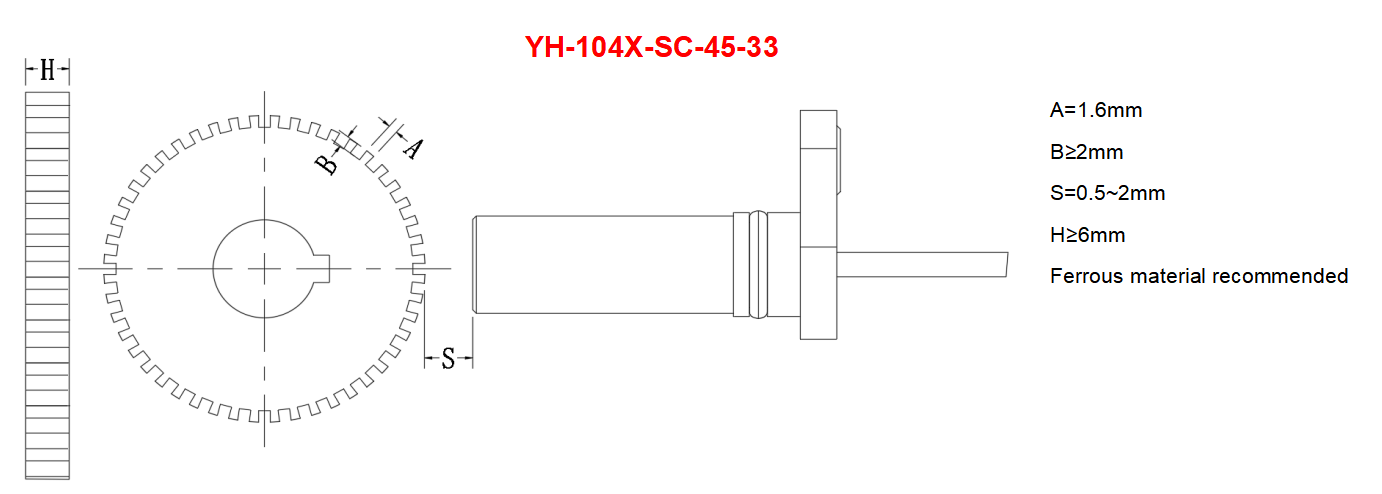 2CH Output Hall Effect Rotary Speed Sensor – Yuli Auto